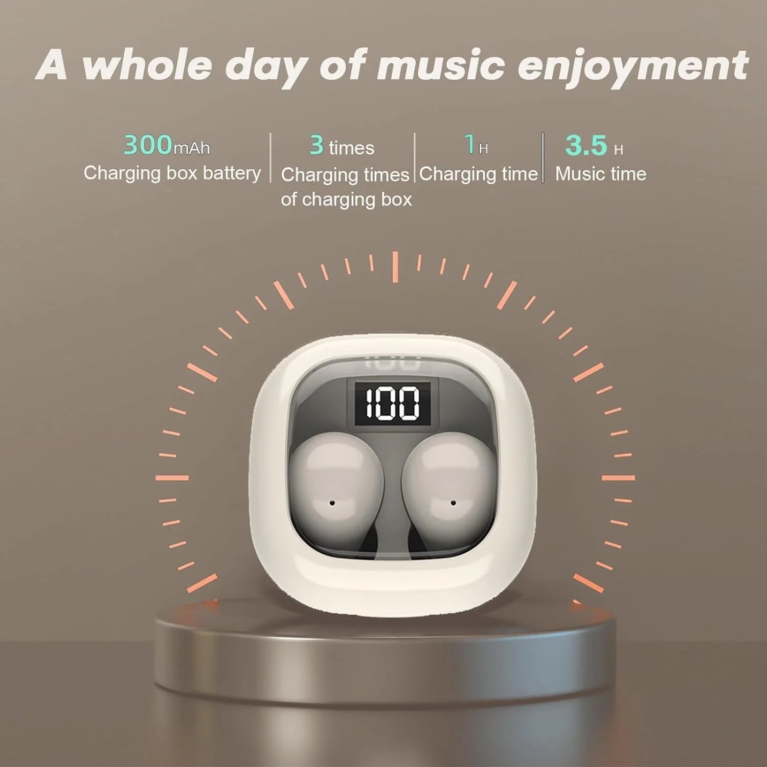 Smallest Invisible Mini Earbuds Wireless Bluetooth, Low Profile Micro Tiny Discreet Hidden Earbuds for Work,Invisible Sleep Wireless Earphone IPX6 Waterproof for Small Ear Canals(Black)